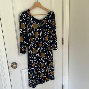 BCBG Geometric Drop Waist Dress